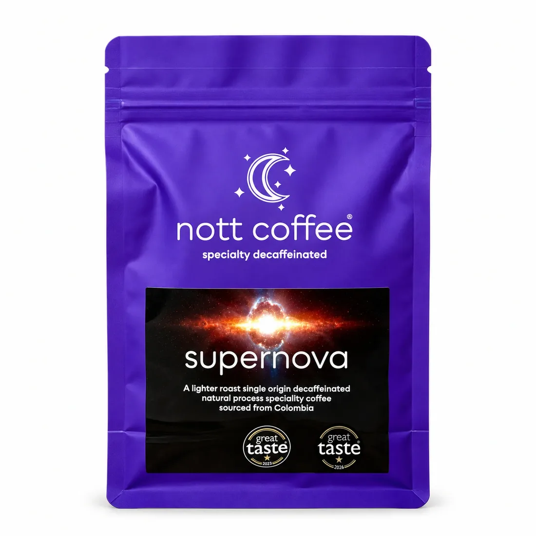Supernova Decaffeinated, as it comes